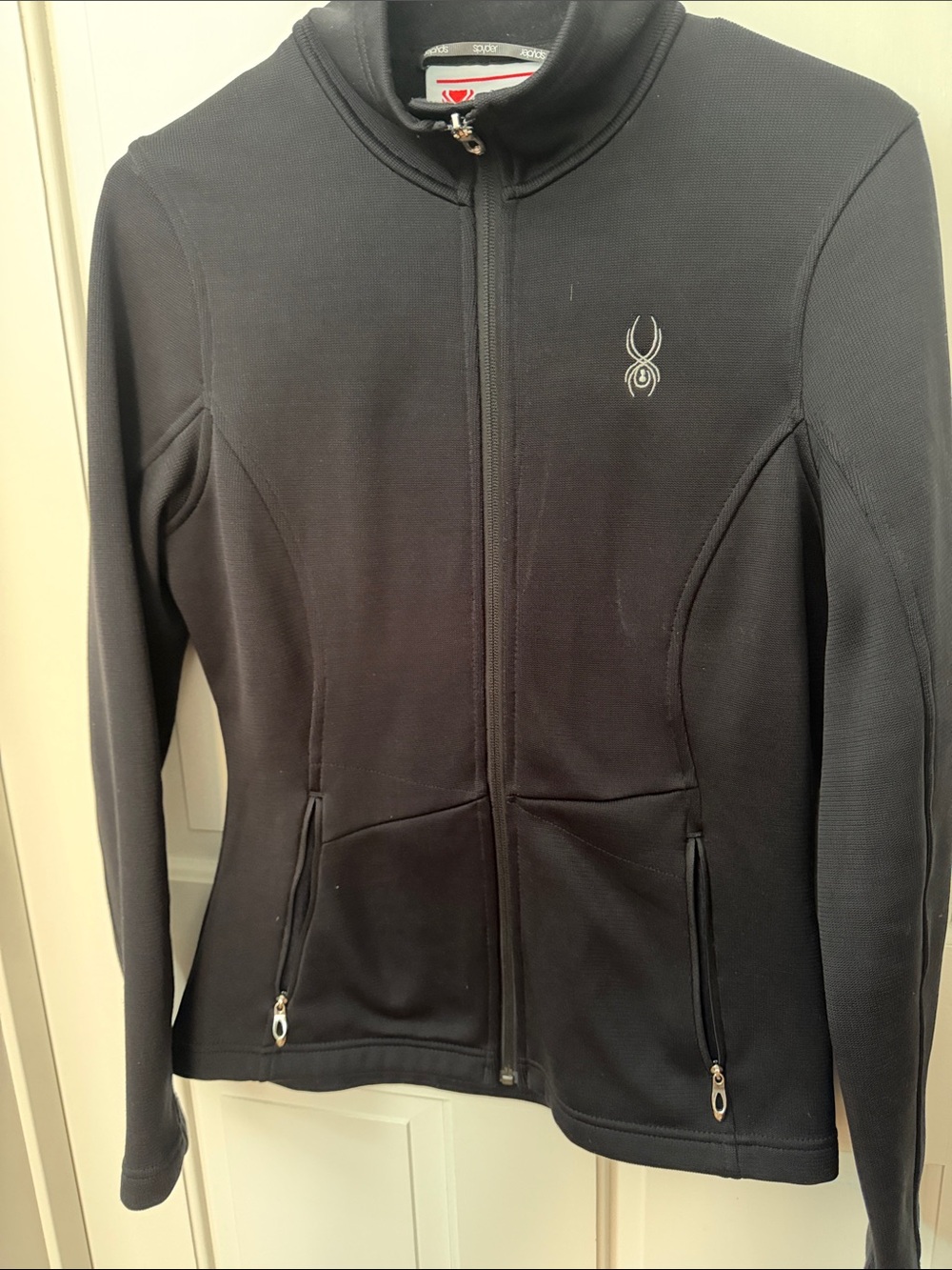 Spyder Women's Black Full-Zip Utility Jacket with Logo